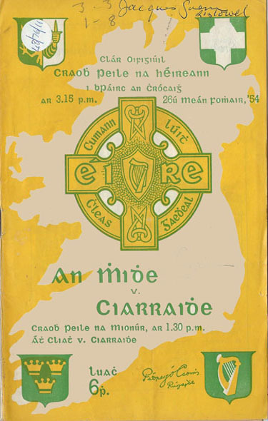 GAA Programme 1954 final