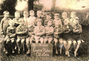 Pupils from the Two Mile School