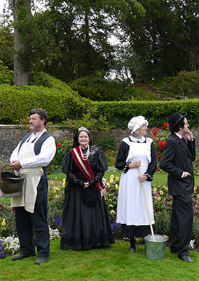 Staff of old at Muckross House 